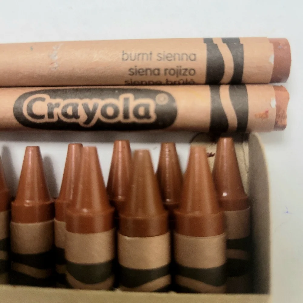 16ct Crayola Crayons (Burnt Sienna) Single Color Bulk Lot